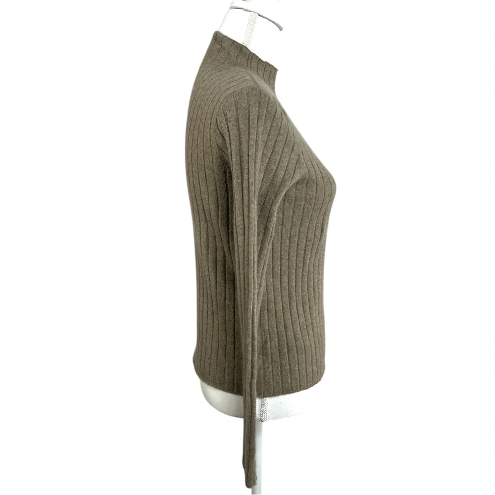 Goelia 1995 100% Cashmere Seamless Mock Neck Women Sweater Size XS/ US 2